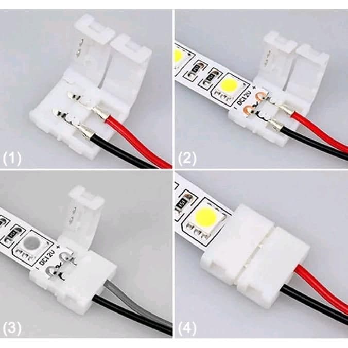 Kẹp Nối Dây Led Nhanh Không Cần Hàn. Có Cả Kẹp Đơn Và Kẹp Đôi. Độ Bền Cao, Tiện Lợi