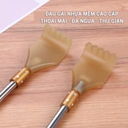 Cây Gãi Lưng - Gậy Gãi Ngứa Cao Cấp Thép Mangan Chống Gỉ 6 Màu Phong Cách, Rút Gọn Kéo Dài 5 Mức, >FREESHIP< 3