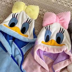 Áo choàng tắm cho bé có mũ, khăn choàng tắm nhiều màu dễ thương cho bé trai bé gái free ship 5