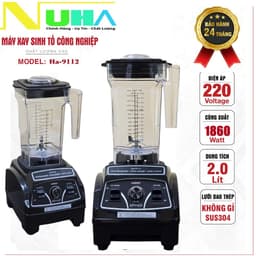 Máy xay sinh tố công nghiệp 1860W Ladomax HA-9112 xay đá, rau má, sinh tố chuyên quán, moto 9535, bảo hành 2 nămd 1