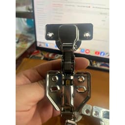 Blumk Bản Lề inox Giảm Chấn Tháo Lắp Nhanh Túi Đủ Vít. Dùng Cho Tủ Bếp, Tủ Áo. Có Đủ Loại Thẳng, Cong Vừa, Cong Nhiều. 4