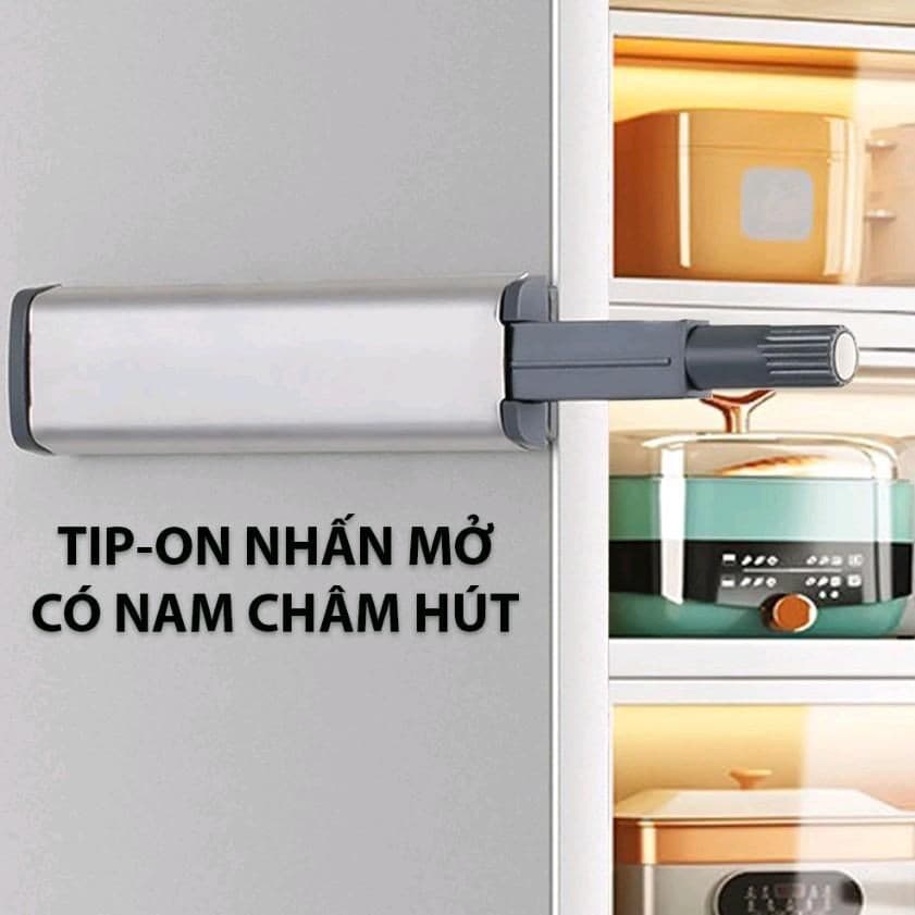 Tipon Nhấn Mở Cánh Tủ Inox Có Nam Châm Hút Tiết Kiệm Chi Phí, Dễ Dàng Lắp Đặt Tiện Lợi, Không Cần Tay Nắm. Hàng Tốt