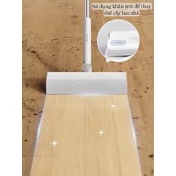 Chổi cọ sàn nhà tắm 2 trong 1 ECOCO kèm gạt nước xoay 180 độ cán dài mẫu mới 2025 vệ sinh đa năng E25139 5