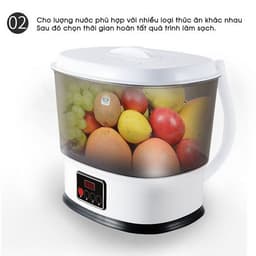[HCM] - Máy Khử Trùng Ozone Thực Phẩm Và Rau Củ Taiwan Fresh Dung Tích 10L - Home and Garden 6