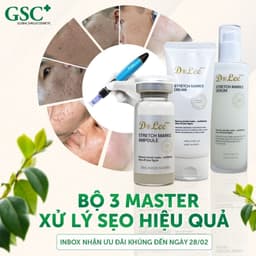 Tế bào gốc sẹo GSC, xóa sẹo rỗ, se khít lỗ chân lông, rạn da, trẻ hóa,Stretch Marks Ampoule 6