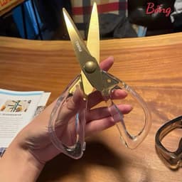 Kéo Lưỡi Thép 3CR13 Thân Nhựa Acylic - Kéo Cắt Đa Năng A.B FREE SHIP 8
