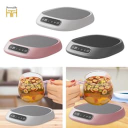 Máy hâm cốc cà phê Máy hâm cốc di động với 3 cài đặt nhiệt độ không đổi Coaster cốc nóng cho sô cô la nóng 8