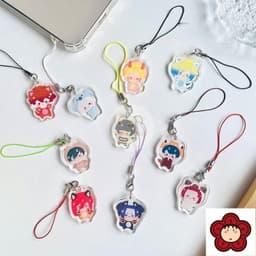 Dây treo điện thoại  BLUE LOCK trang trí điện thoại cute dễ thương WrightZ 1