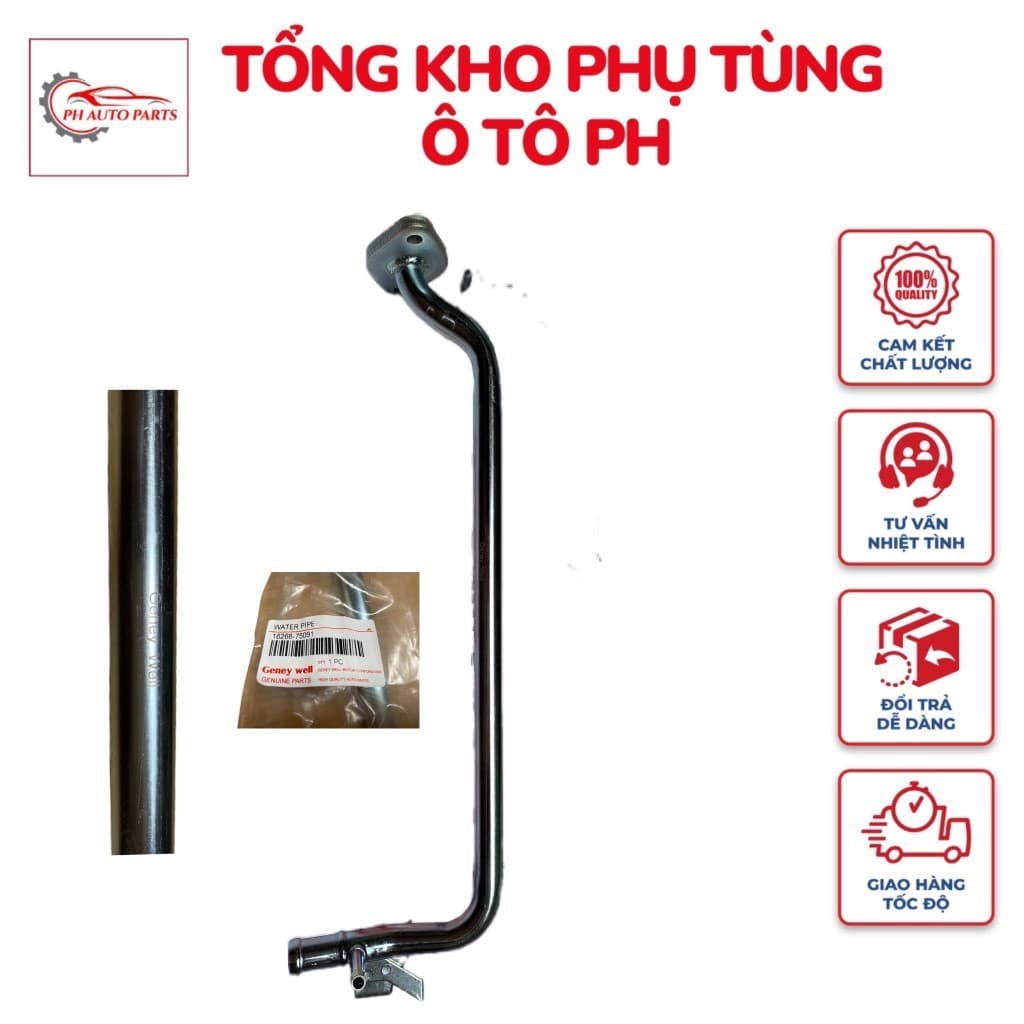 Ống nước nóng INOVA ,HILUX, FORTUNER, HIACE XĂNG, LANDCRUISER PRADO hàng Japan cao cấp