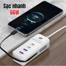 Sạc 5 Cổng USB Type C 20W - Đầu Sạc Đa Năng An Toàn, Tương Thích Nhiều Thiết Bị, Thích Hợp Mọi Nhu Cầu. 4