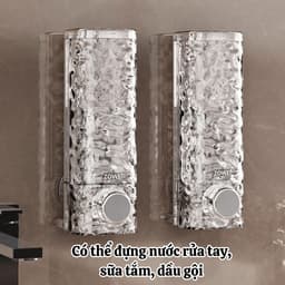 Hộp Đựng Sữa Tắm Dầu Gội Nước Rửa Tay Hút Chân Không  Hộp Đựng Xà Phòng Có Nắp Trong Suốt 9