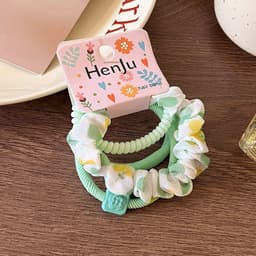 set  Dây Cao Su Dopamine Dây Buộc Tóc Dây Phụ Kiện Tóc xinh. nhatle.store2 7