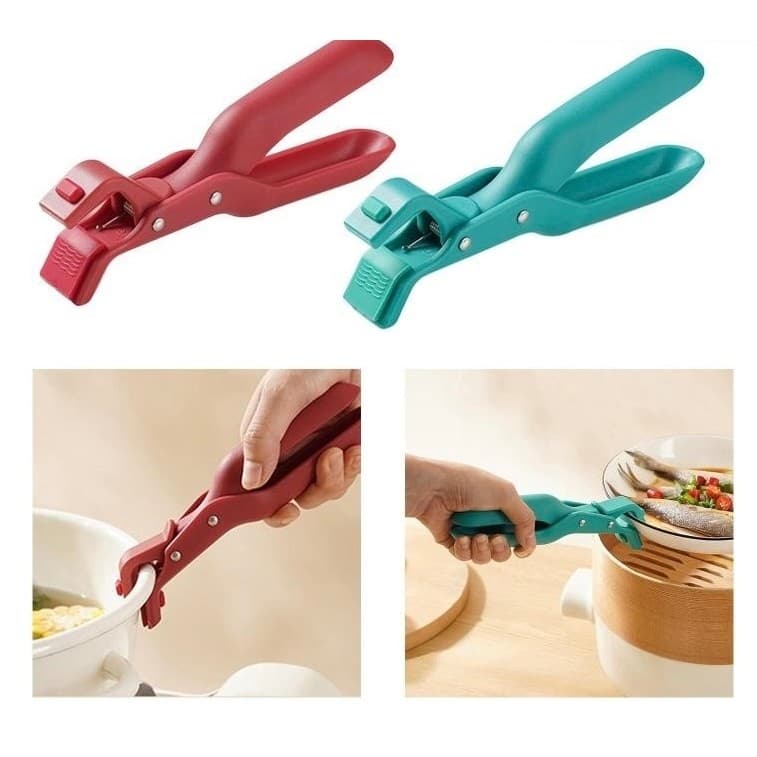 -Kẹp Chống Nóng_ Dụng Cụ Gắp Bát Kẹp Chống Bỏng Silicon