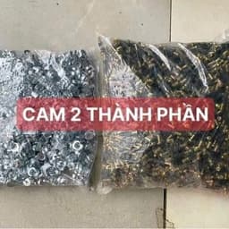 Cam Liên Kết 2 Thành Phần Và 3 Thành Phần. Ốc Cam Chất Liệu Inox Mạ Niken Sáng Bóng Và Rất Dày. Gói 500 Bộ. 8
