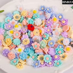 Khuôn silicon hình charm hoa các loại - Khuôn làm bánh hay socola, đổ charm nến thơm handmade, đổ epox chuẩn DIY - HM033 2