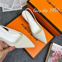 Giày cao gót 𝙔𝙐𝙇𝙄𝙉𝘼 5 phân quai hậu mũi nhọn chất tuyết nhung siêu xịn ( TA18 ) 6