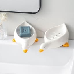 "Hộp đựng xà phòng CHÚ VỊT chất liệu NHỰA cao cấp, dễ thương, sang trọng" 2