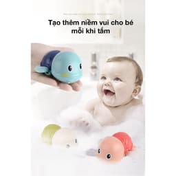 Đồ chơi dưới nước cua, rùa biển biết bơi trong nước, bồn tắm vui nhộn cho bé 6