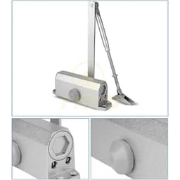 [CHÍNH HÃNG HÀN QUỐC] Tay Co Thủy Lực, Tay Đẩy Hơi - Củi Chỏ Hơi, Đóng Cửa Tự Động(Dừng 90 -180° độ, Lực 25 -85kg) 1