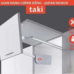 Tay Nâng Cánh Đôi Taki Dùng Cho Tủ Bếp 2 Cánh Cao Từ 600 Đến 800mm. Độ Bền Cao, Đóng Mở Êm Ái 1