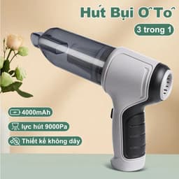 Máy Hút Bụi Mini Không Dây Lực Hút Làm Sạch Bàn Phím, Ô Tô,Nhỏ Gọn Pin Sạc Tiện Lợi 4