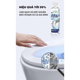 Chai Xịt Bọt Vệ Sinh Bồn Cầu Toilet Tẩy Rửa Mọi Vết Bẩn Hương Chanh Thơm Mát 500 ML 3