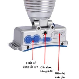 Đèn pin đội đầu XJ78 siêu sáng chiếu xa ánh sáng trắng, vàng pin trâu công suất lớn vỏ hợp kim nhôm🍀FREESHIP🍀 6