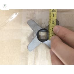 Dao bệ đùn thịt cối 12 máy xay thịt đùn xương 4 cạnh thép cứng 5