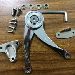 Tay Nâng Compa, Tay Nâng Cánh Gà. Chất Liệu Hợp Kim Kẽm Mạ Crom Cao Cấp. Trọng Lượng Nâng 8kg. Dùng Cho Tủ Bếp, Tủ Áo. 3