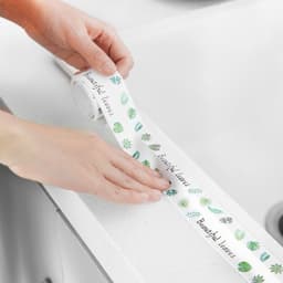 Băng PVC dán viền đa năng dán cạnh bếp bồn rửa chén, bếp ga chống thấm họa tiết hoa lá 150x3.8cm 5