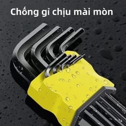Bộ công cụ lục giác đa chức năngm CR-V, Bộ cờ lê chìa khóa lục giác có độ cứng cao S2, 1.5-10mm 2