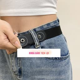 Thắt lưng vô hình KOKO unisex phong cách Hàn Quốc co giãn đàn hồi có thể điều chỉnh mã TL301 6