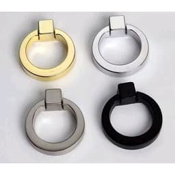Tay Nắm Tròn Dạng Móc Khuyên Hợp Kim Kẽm Cao Cấp Đẹp Thẩm Mỹ Độ Bền Cao Sơn Bóng Mịn Không Bong Sơn Hiện Đại. Đẹp 2