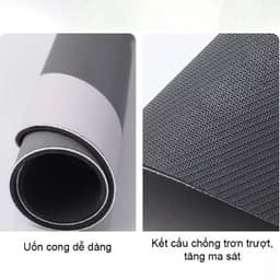 Thảm Lau Chân Silicon cao cấp Siêu Thấm Hút Nước (40x60cm) - Thảm Chùi Chân Đế Cao Su Chống Trơn Trượt Nhung SP 8