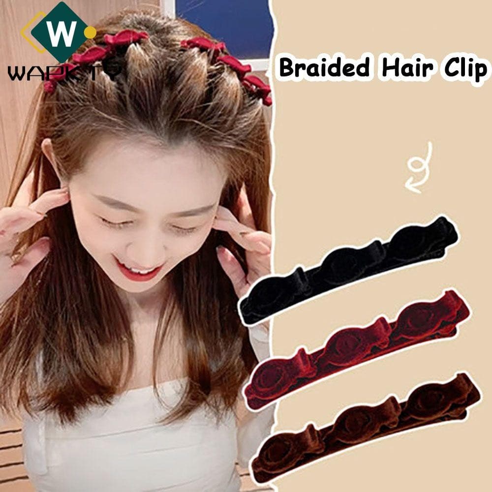 Wapkty Kiểu Tóc Kẹp Tóc Dụng Cụ Làm Đẹp Đôi Nổ Thiết Kế Răng Dụng Cụ Tạo Kiểu Tóc Gãy Hiện Vật