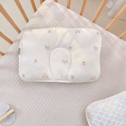 Gối Lõm Mặt Lụa Cotton Việt Nam Họa Tiết Pastel Cao Cấp, Êm Ái Chống Mép, Bẹp Đầu Cho Bé 6