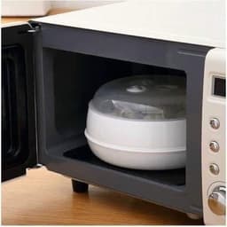 Bộ khay hấp lò vi sóng Việt Nhật (5625) 2 tầng chịu nhiệt tốt tiện lợi 9