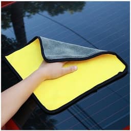 [Mua 10 tặng 2] Combo 10 khăn lau đa năng vàng xám 30x30 dùng lau xe, lau bếp, cửa kính, lau dọn nhà cửa 4