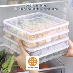 Khay Đựng Trứng/Hộp Lưu Trữ Trứng 24 Ngăn Trong Tủ Lạnh 8