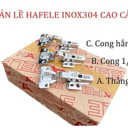 Bản Lề Hafele inox 304 Cao Cấp, Giảm Chấn, Tháo Lắp Nhanh, Độ Bền Cao, Đóng Mở Êm Ái. Hàng Tốt Loại 1 2