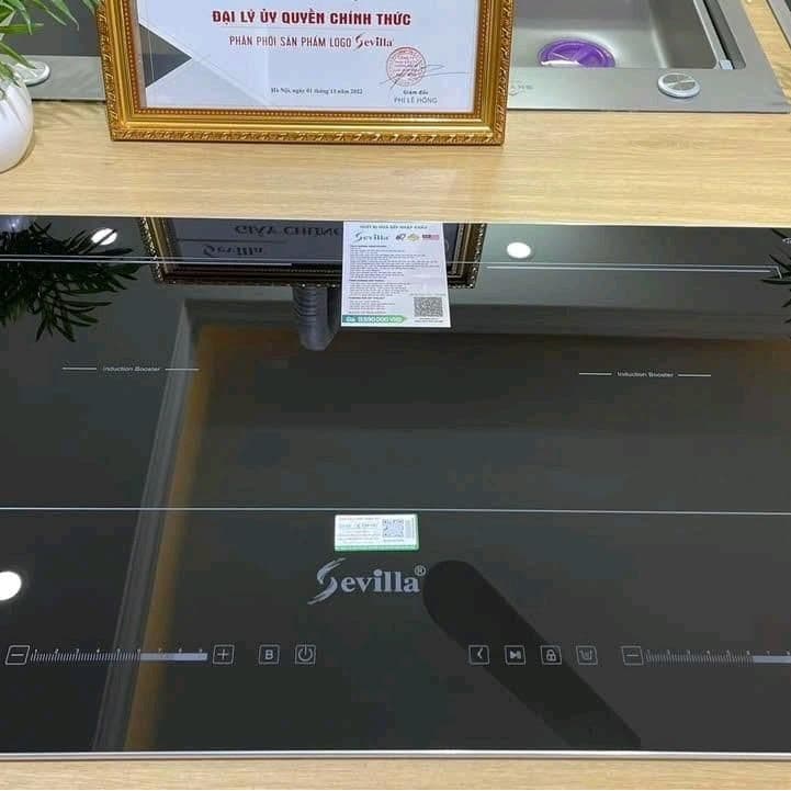 Bếp Từ Đôi 2 Vùng Nấu Cao Cấp Thương Hiệu Sevilla MR80 made in Malaysia. Bảo Hành 3 Năm. Hàng Tốt