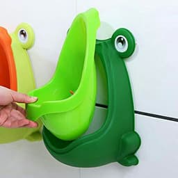Bô tiểu đứng cho bé trai, Bồn tiểu cho bé dán tường hình ếch 7