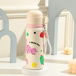 Bình Giữ Nhiệt Dễ Thương Hình Mèo Có Kèm Nắp Làm Cốc 550ML free shp 8