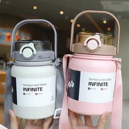 Bình Nước Giữ Nhiệt Boss Inox 316 - 304 Có Quai Xách Dung Tích 800ml ( tặng kèm sticker) -Bình Giữ Nhiệt Cao Cấp FREE SH 1