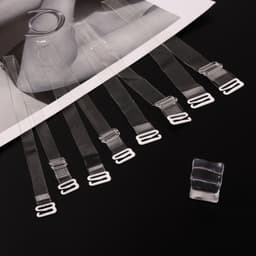 PVN64932 Set 4 Dây Áo Ngực Trong Suốt, Dây Áo Lót Siêu Dai 2 Cặp (4 cái) tongkhosi2 2