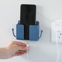 Combo 2 Kệ Điện Thoại Remote Dán Tường Có Tai Để Đồ Dùng Treo Chìa Khóa Tiện Dụng 6