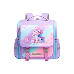 Balo Chống Gù CHo Bé Cấp 1 Bản Hộp ( Vuông ) Kích Thước 33x35cm Chống Thấm Nước 3