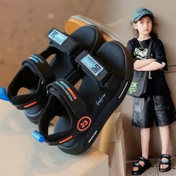 Dép sandal bé trai bé gái quai ngang đơn giản đi học, năng động, khỏe khoắn tự tin cho bé [8608] 3