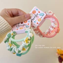 set  Dây Cao Su Dopamine Dây Buộc Tóc Dây Phụ Kiện Tóc xinh. nhatle.store2 2