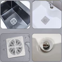 50 Miếng Dán Lọc Tóc Lọc Rác Chống Tắc Nghẽn Thoát Nước Nhanh Dùng Cho Bồn Rửa Và Miệng Cống 3